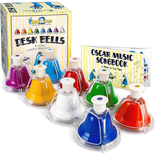 image of desk bells for kids